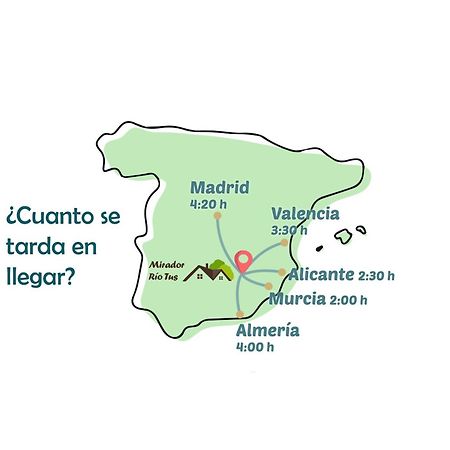Casa Rural Mirador Del Rio Tus, En 예스테 외부 사진